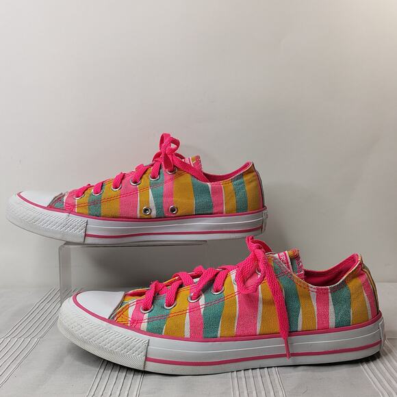 Converse Chuck Taylor Rainbow Stripe Sneakers Women's Size‎ 8 - Picture 1 of 13